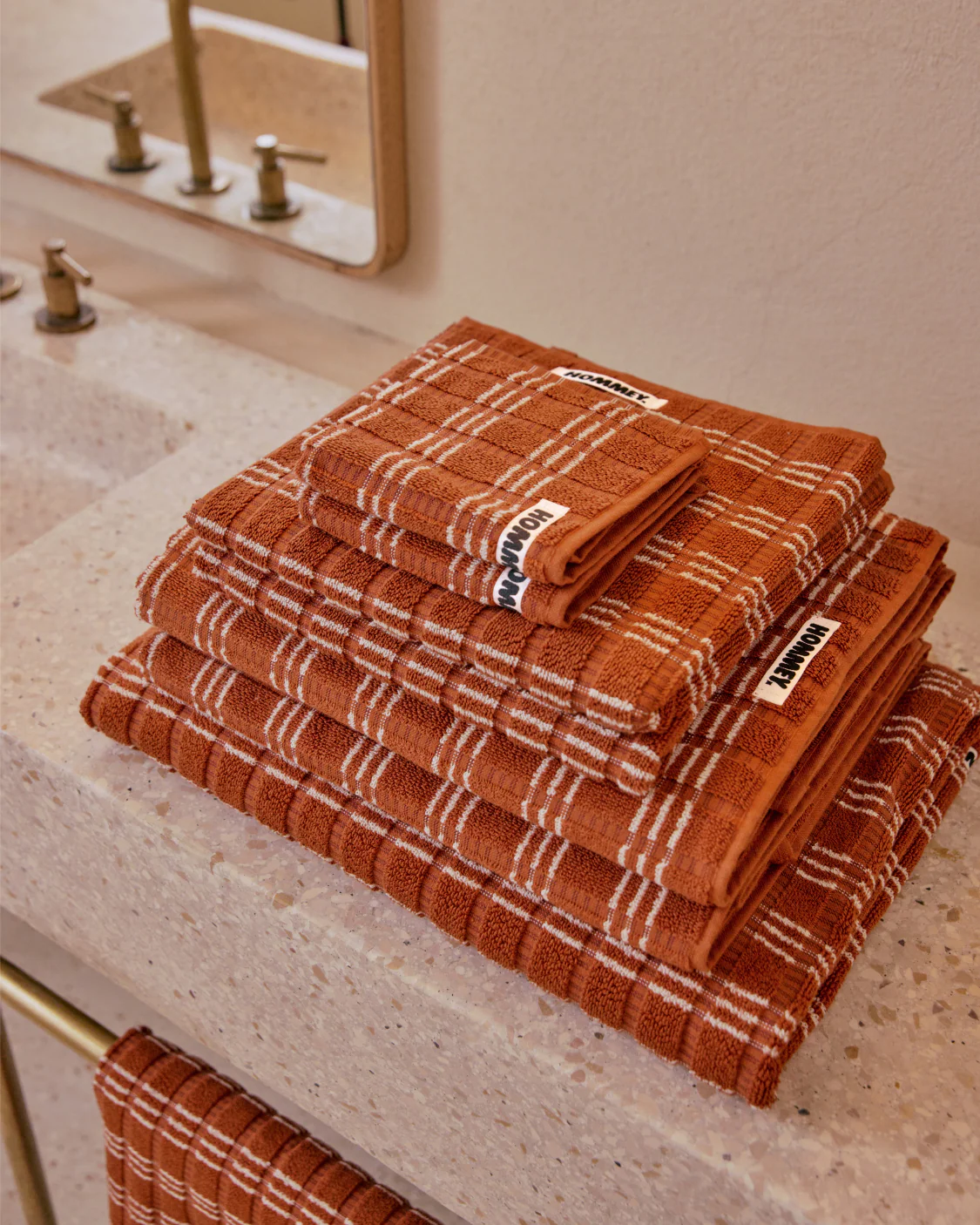 Bath Towel - Terracotta - Image 3