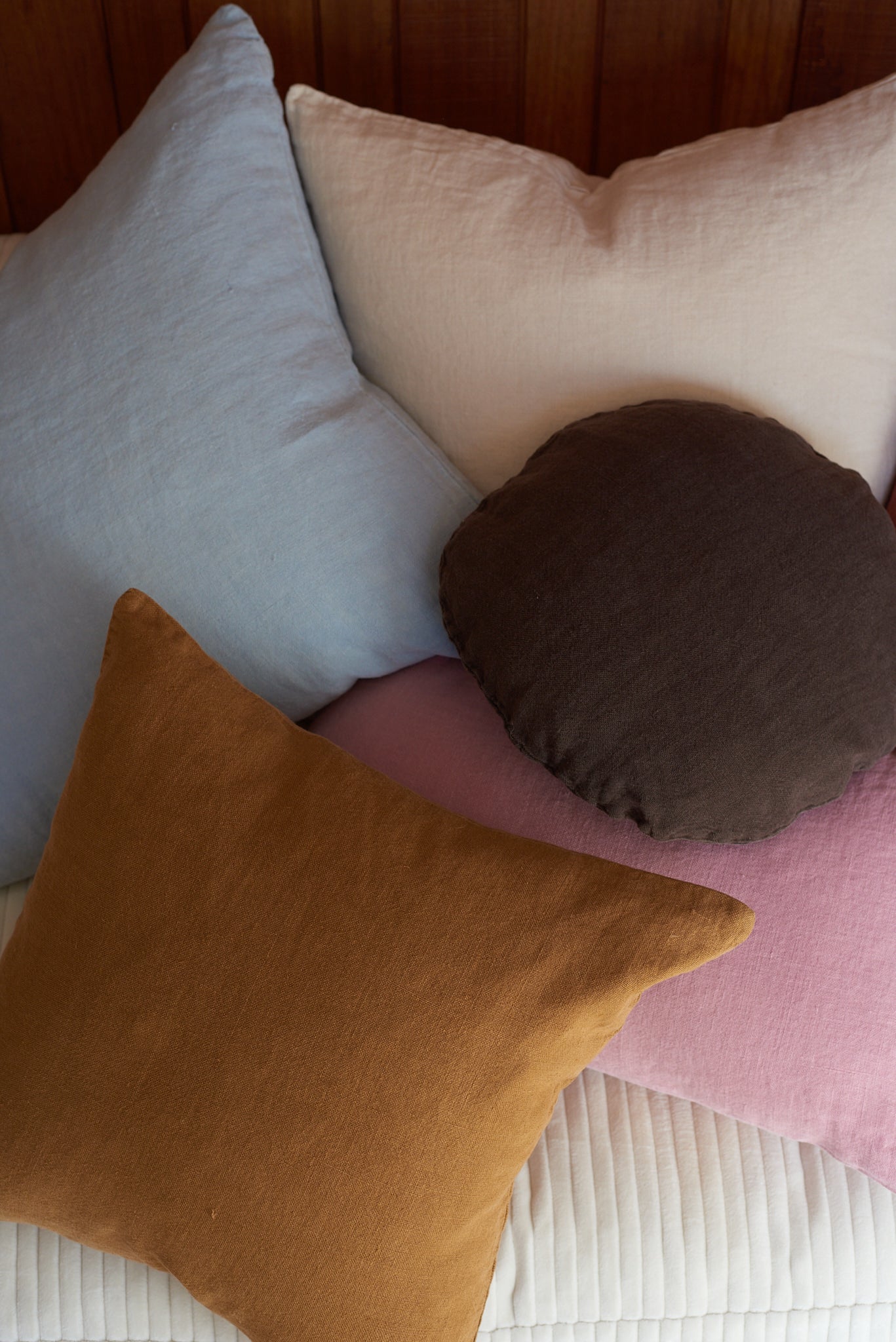 Essential Linen - Ochre Cushion - Image 2