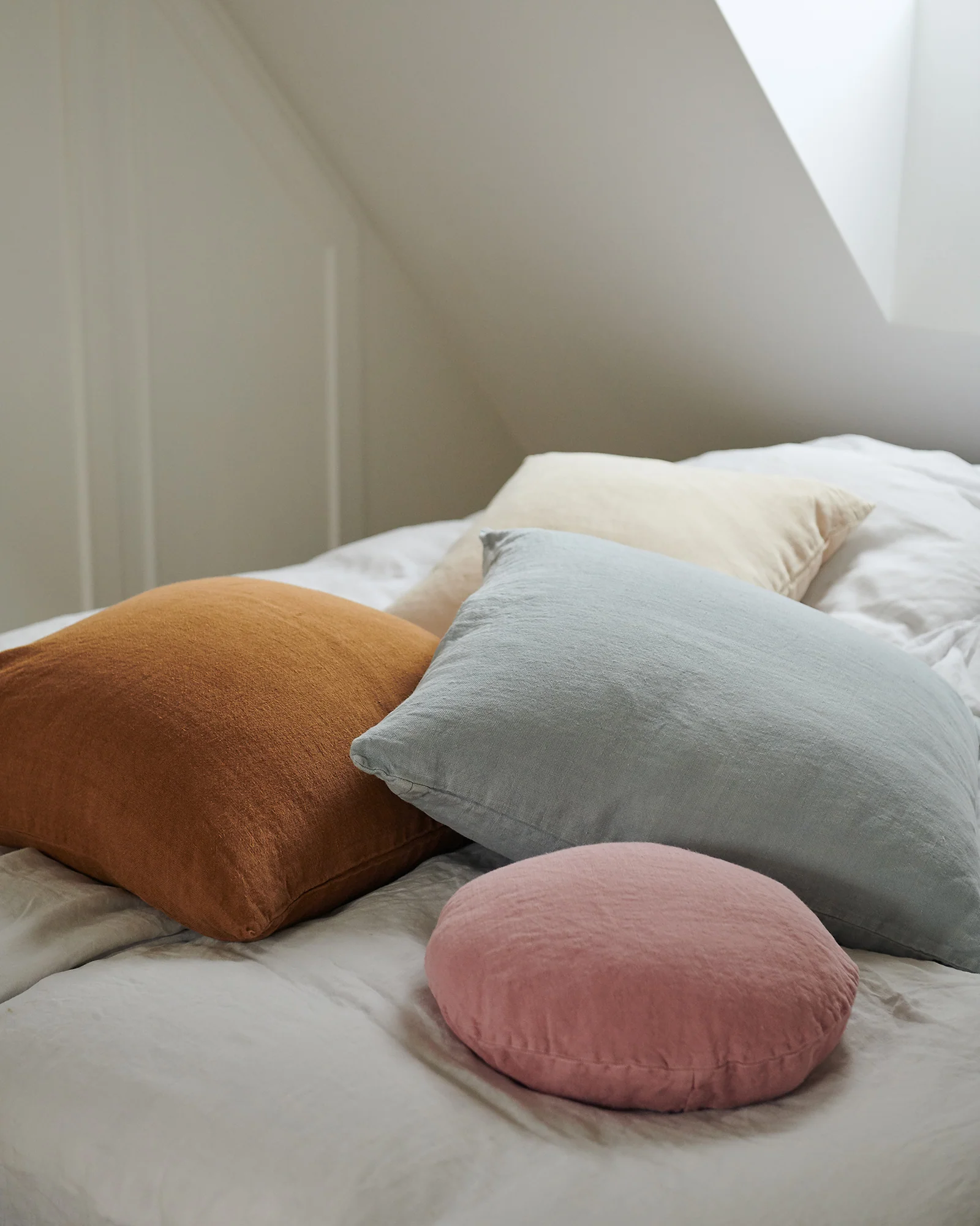 Essential Linen - Ochre Cushion - Image 3