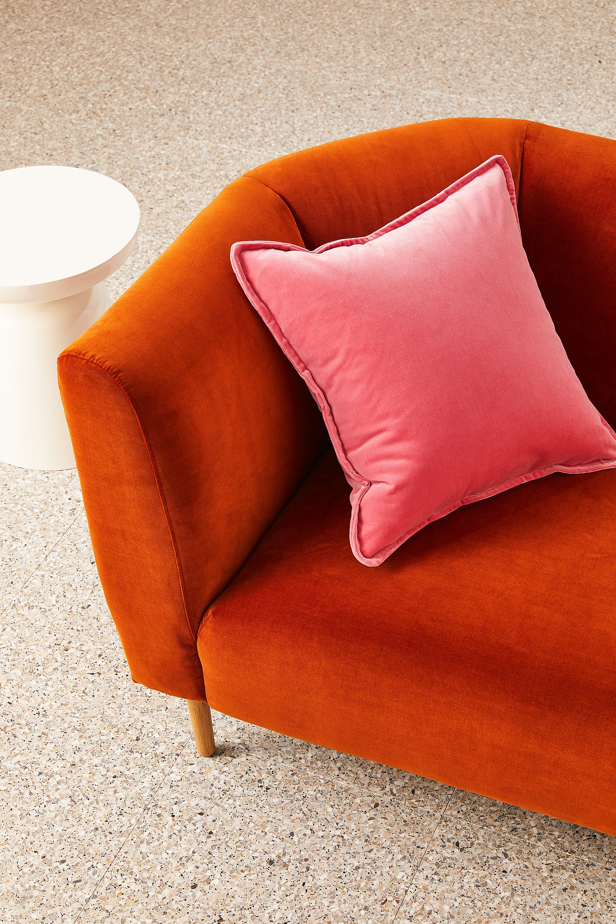 Essential Velvet - Bubblegum Cushion - Image 2