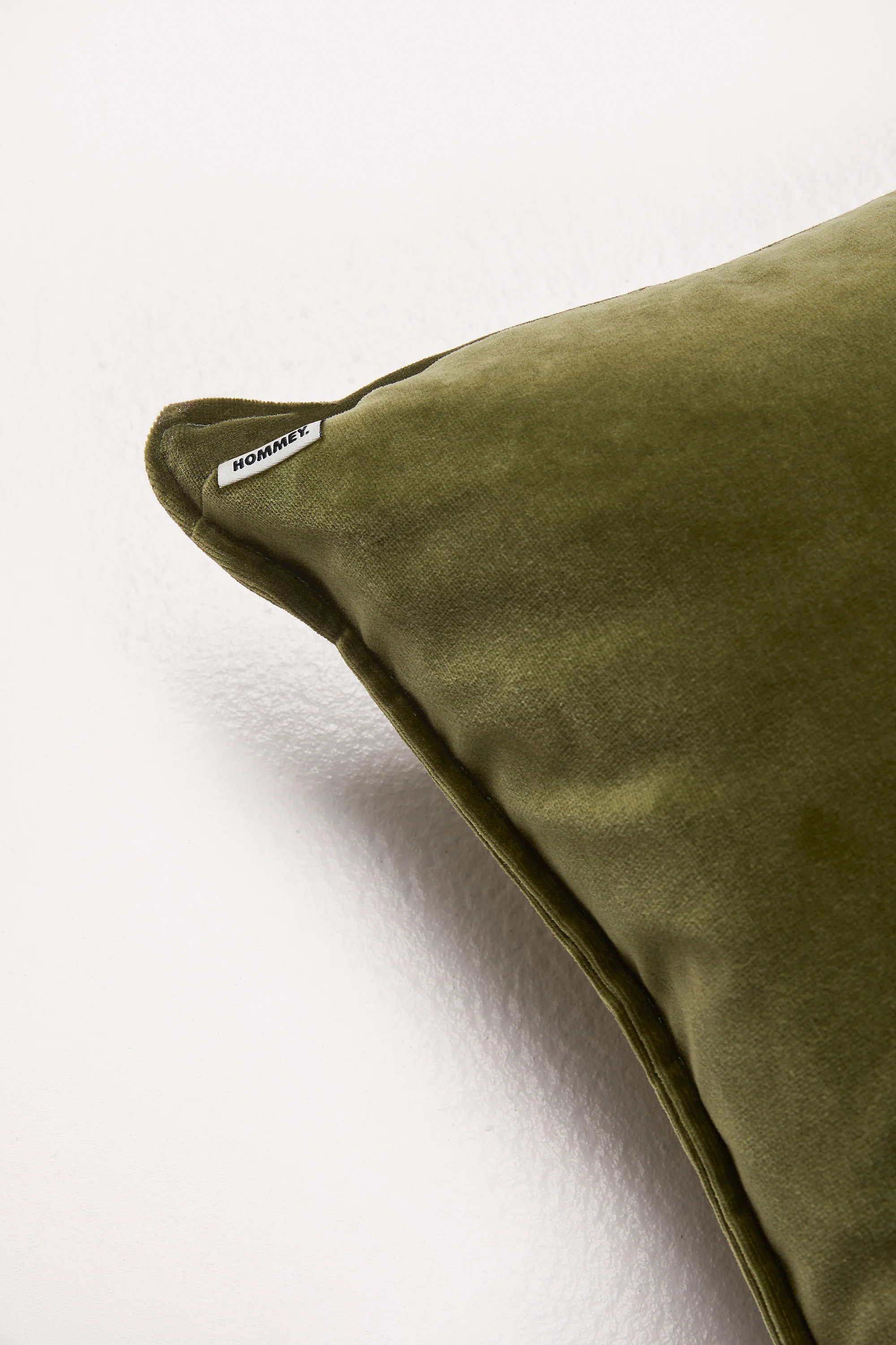 Essential Velvet - Sicilian Olive Cushion - Image 4