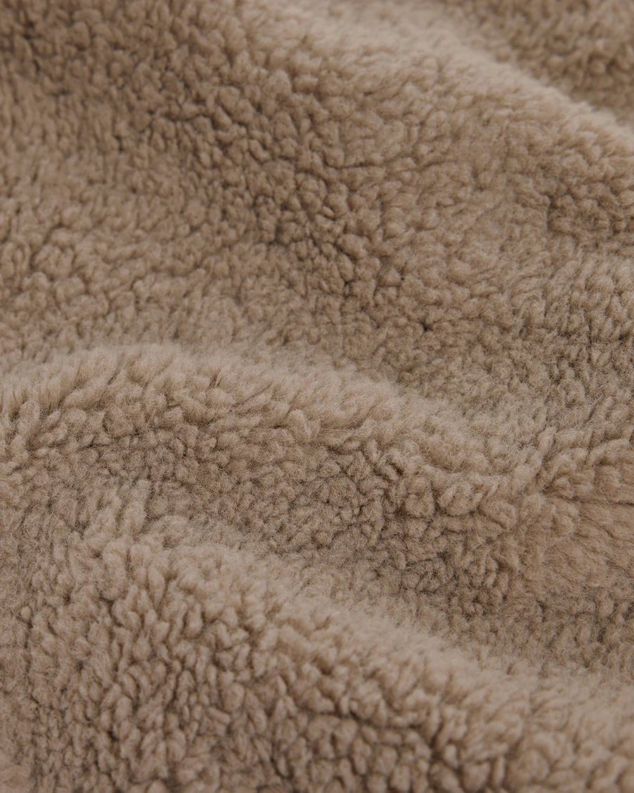Faux Fur Throw Blanket - Warm Grey - Image 6