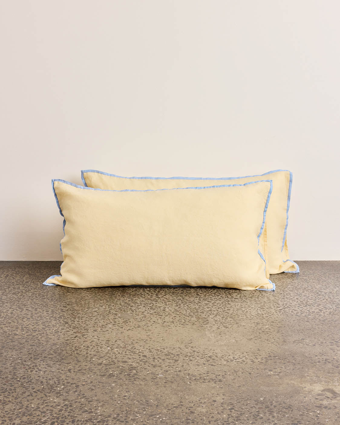 Linen Pillowcase Pair - Butter - Image 4