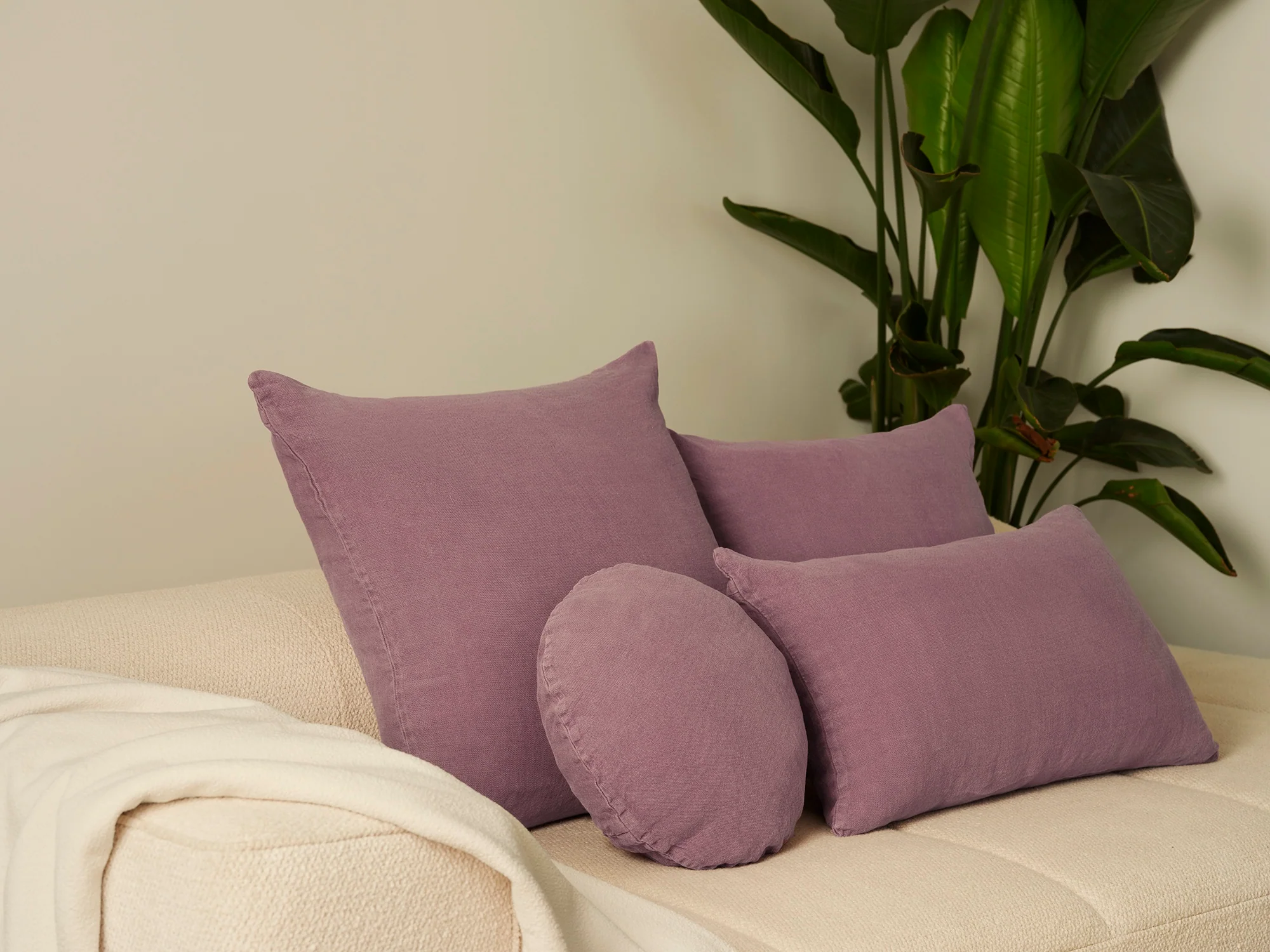 Lumbar Linen - Mauve (Cover Only) - Image 2
