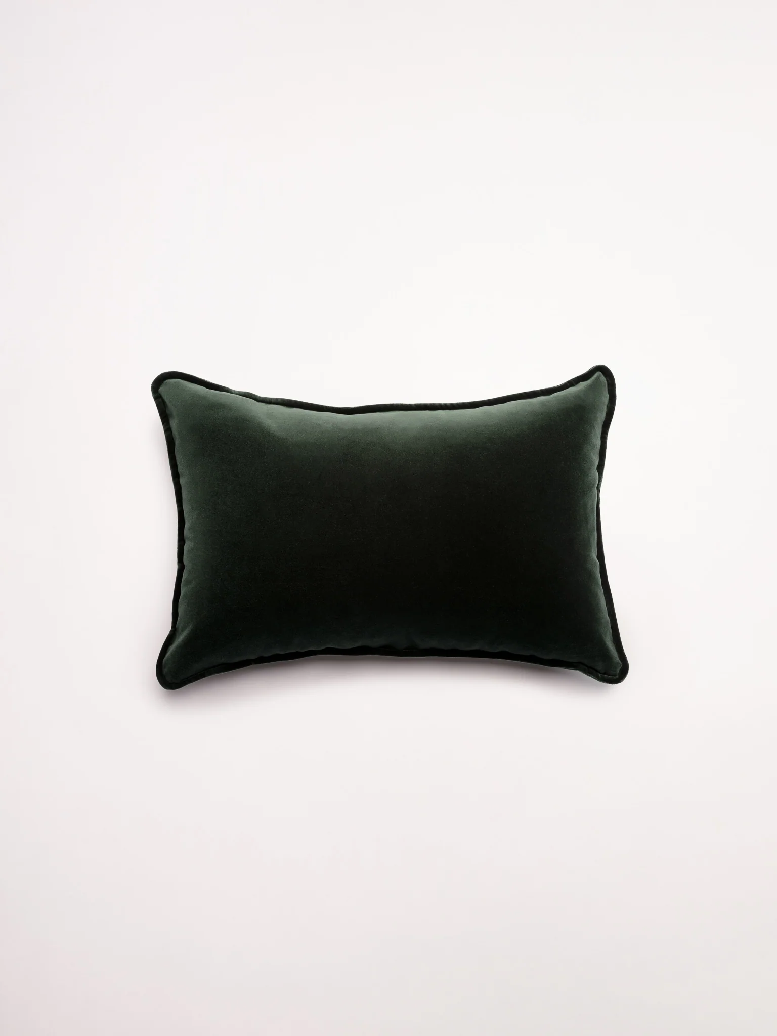 Lumbar Velvet - Forest Green Cushion