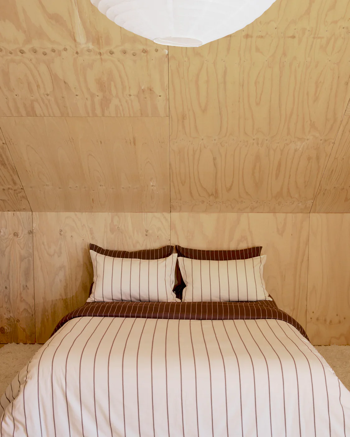 Quilt Cover - Vanilla / Mahogany - Image 7