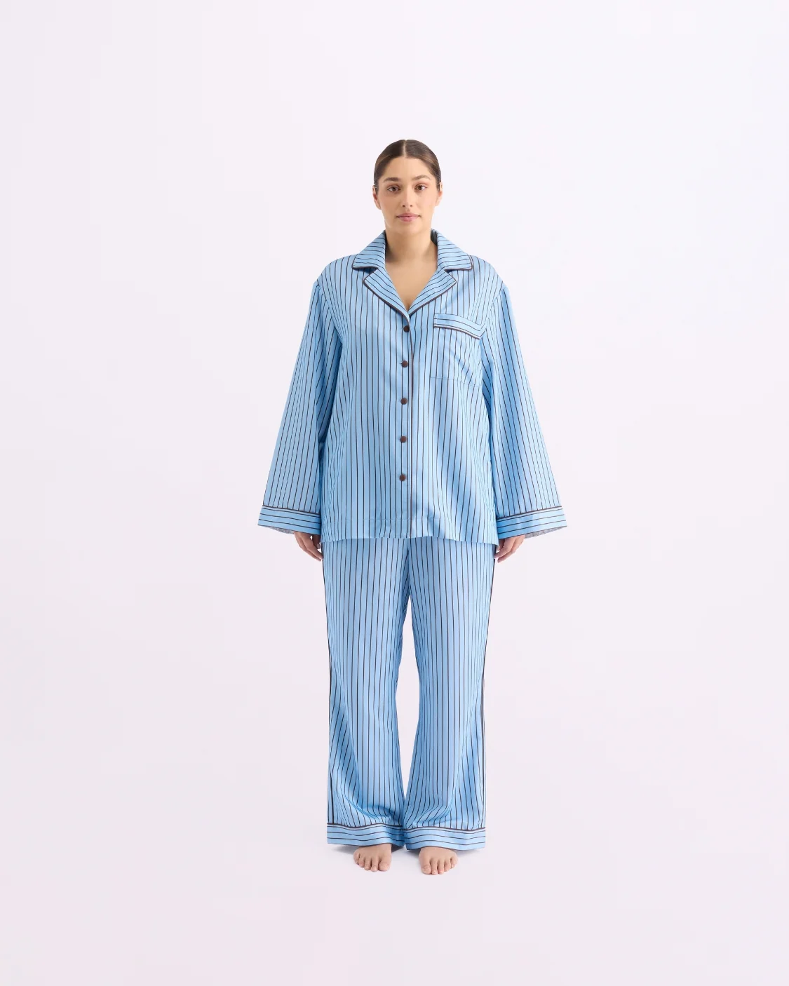 Sleep Pant - Iced Chocolate Stripes - Image 2